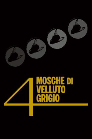 4 mosche di velluto grigio
